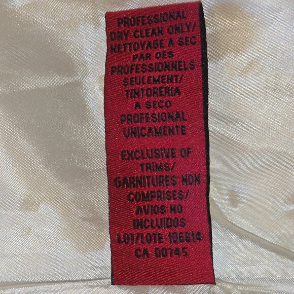 JS COLLECTION Royalty Inspired Cowlneck Wedding Gown sz 8 - Picture 13 of 14